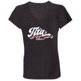 Tita I Love U Ladies Jersey V-Neck T-Shirt
